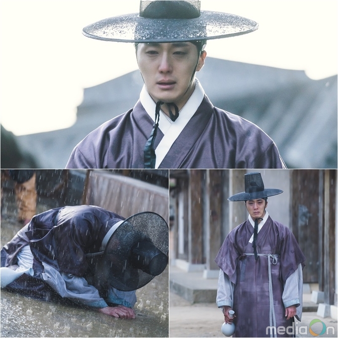 해치, ‘해치’ 정일우, 빗속 처절 오열 포착! 무슨 일? 궁금증 증폭!